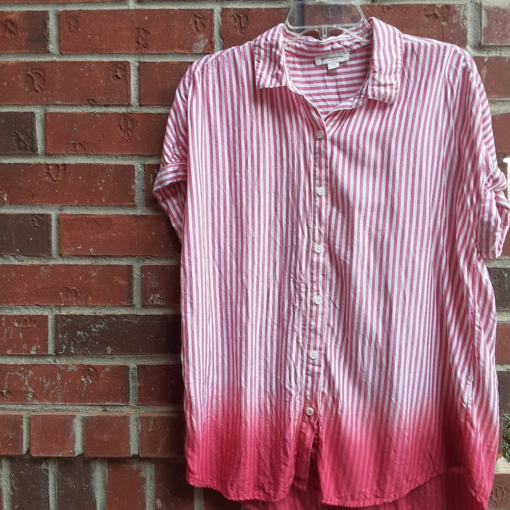 Beachlunchlounge Spencer shirt pink size l